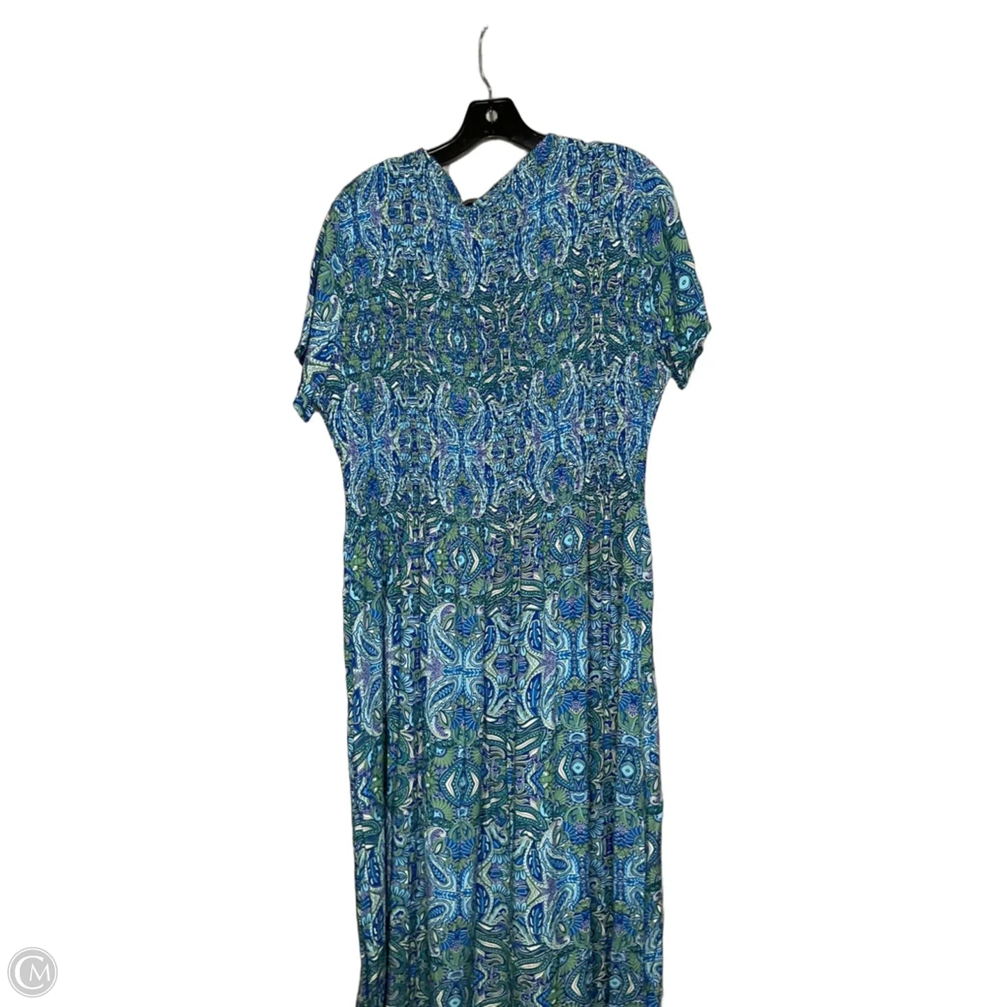 Dress Casual Maxi By Clothes Mentor In Blue, Size: Xl