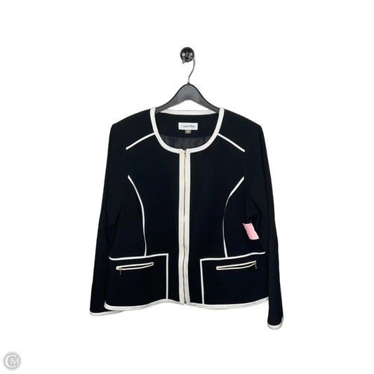 Jacket Other By Calvin Klein In Black & White, Size: 20