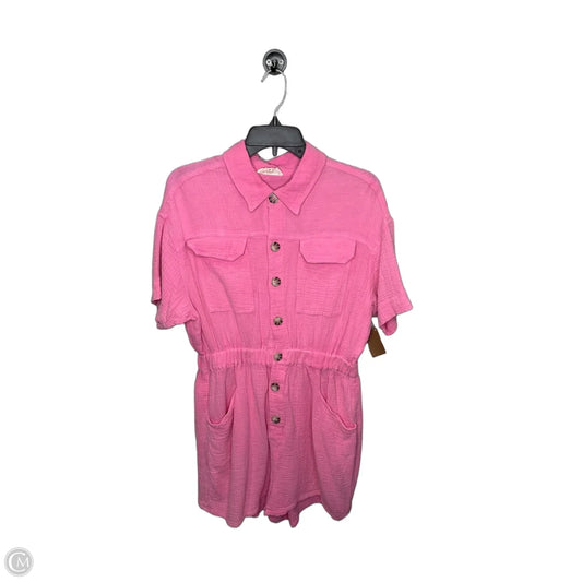 Romper By Peach Love Cream California In Pink, Size: M