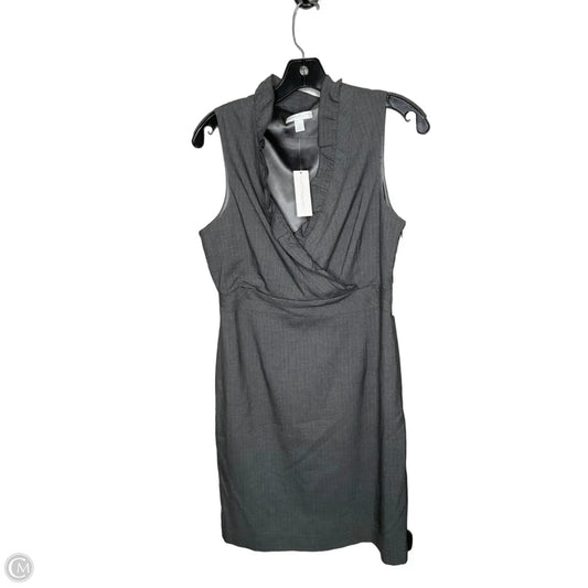Dress Casual Midi By New York And Co In Grey, Size: M