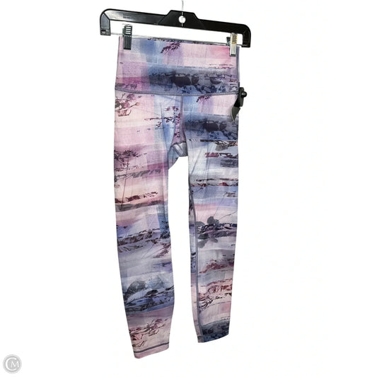 Athletic Leggings By Lululemon In Multi-colored, Size: 4