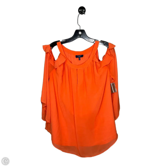 Top 3/4 Sleeve By Kaari Blue In Orange, Size: 1x