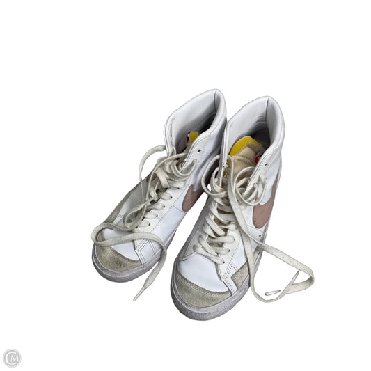 Shoes Athletic By Nike In Pink & White, Size: 8