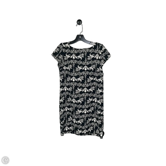Dress Casual Midi By Zara In Black & White, Size: M