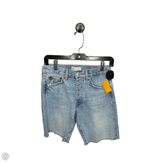 Shorts By Zara In Blue Denim, Size: 2
