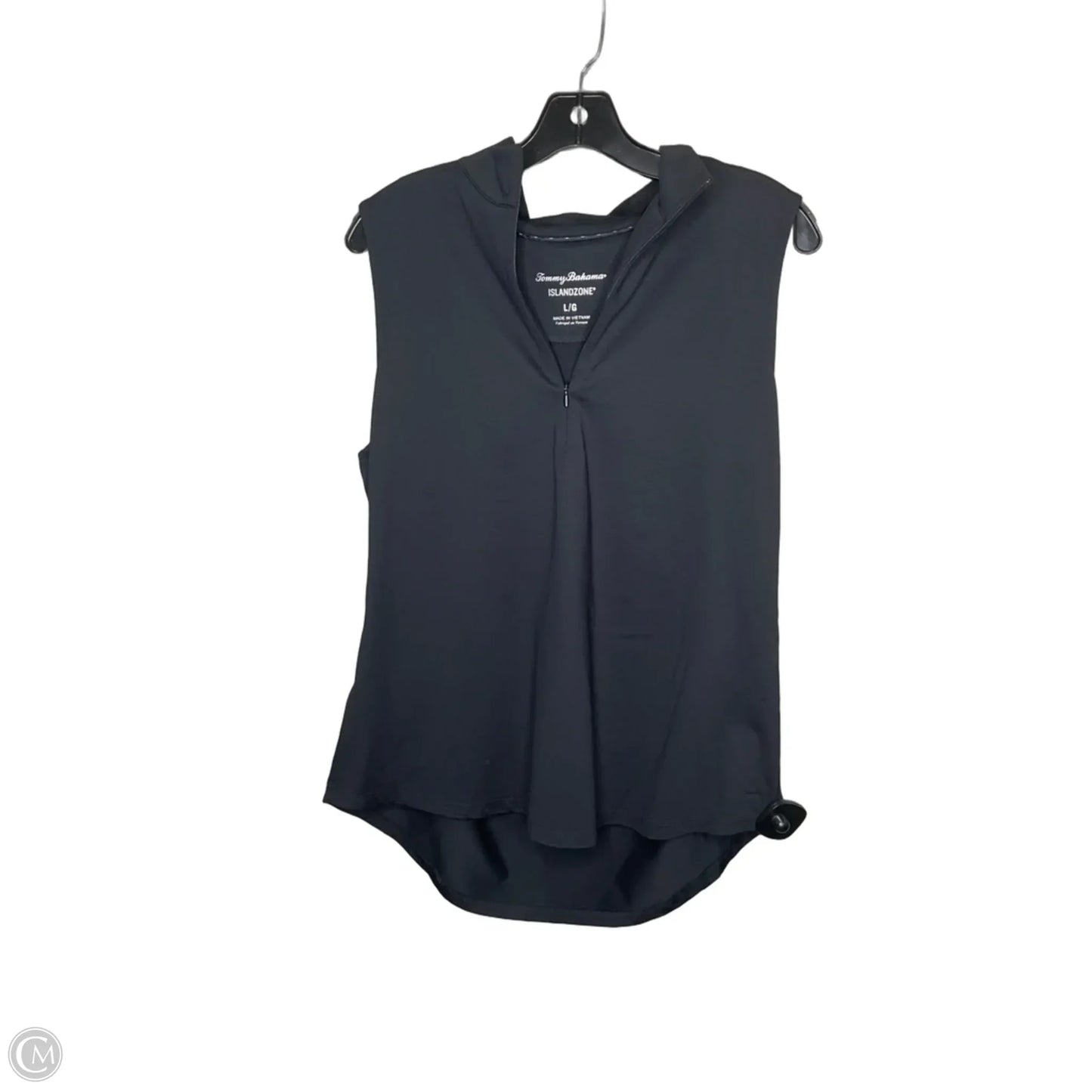 Athletic Tank Top By Tommy Bahama In Black, Size: L