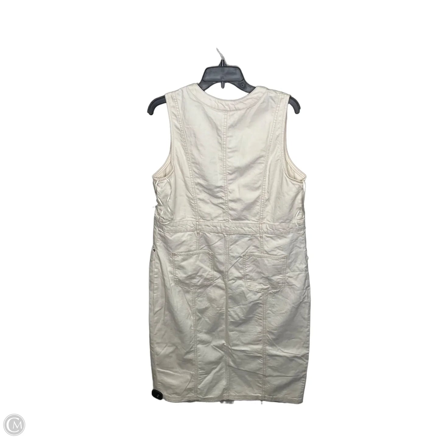 Dress Casual Maxi By Time And Tru In Cream, Size: Xl