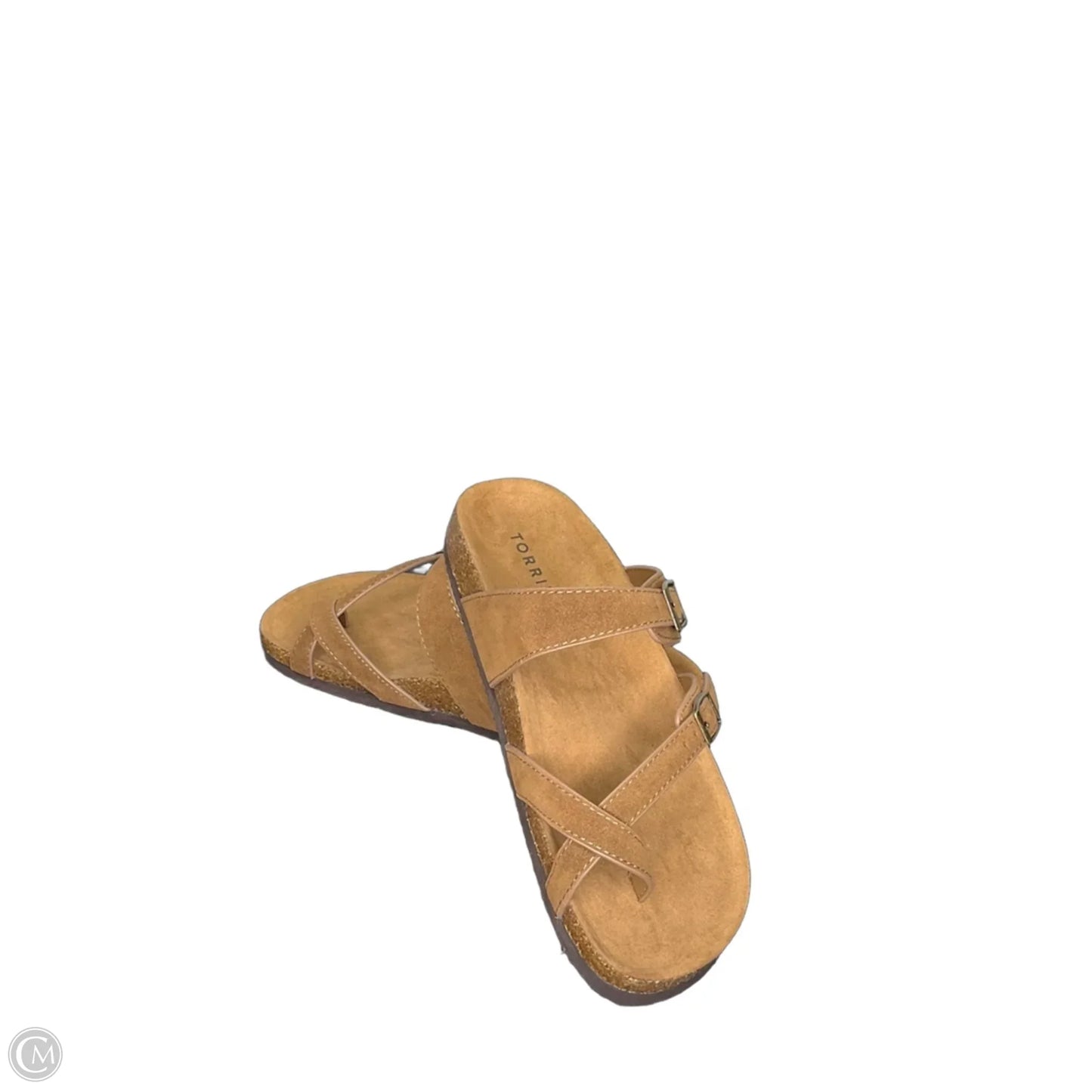 Sandals Flats By Torrid In Tan, Size: 8