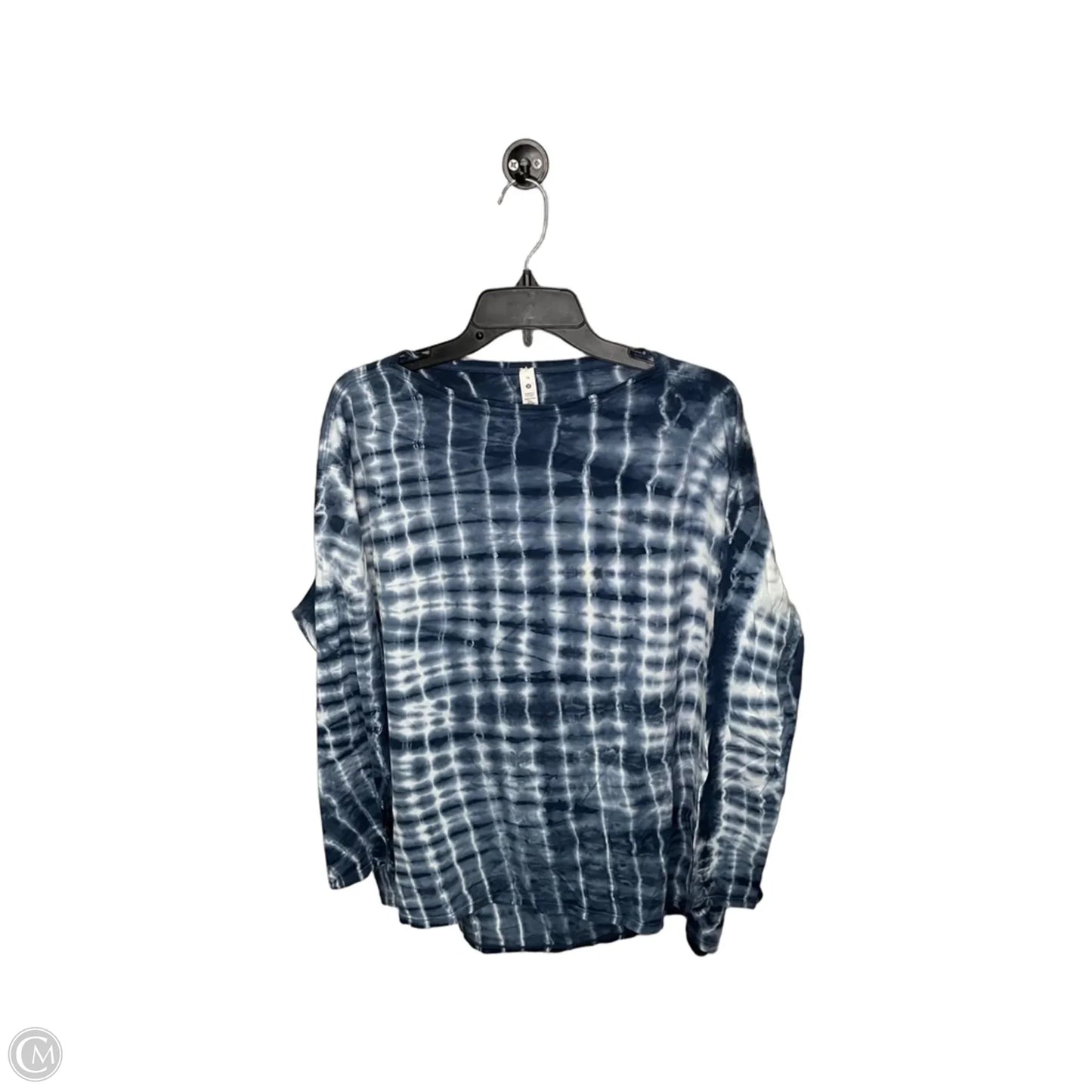 Top Long Sleeve By Lululemon In Blue, Size: M