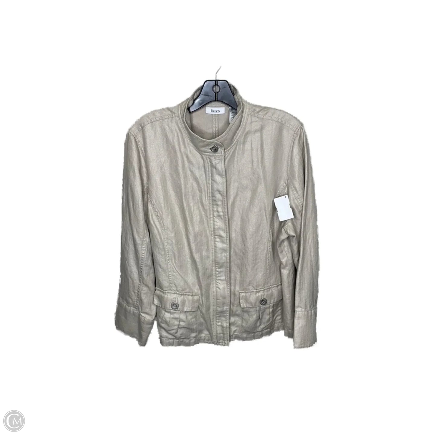 Blazer By Liz And Co In Cream, Size: Xl