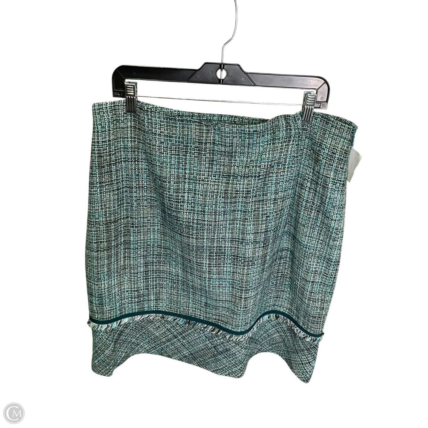 Skirt Midi By Liz Claiborne In Aqua, Size: 16