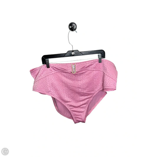Swimsuit Bottom By Time And Tru In Pink, Size: 3x