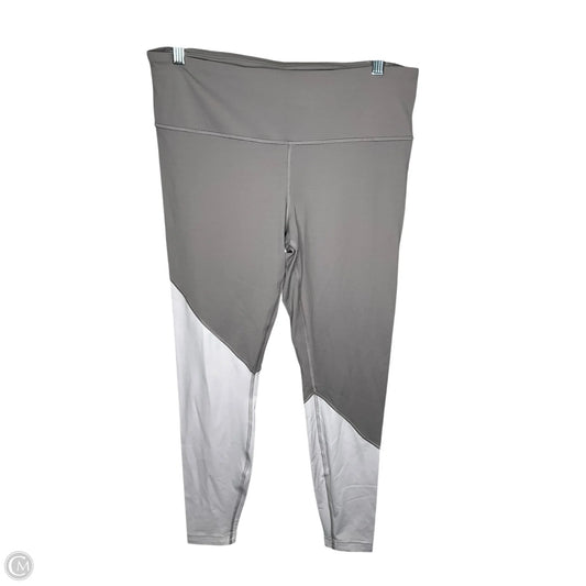Athletic Leggings By Lululemon In Grey, Size: 12