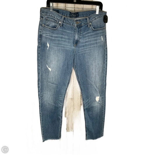 Jeans Skinny By Lucky Brand In Blue Denim, Size: 12