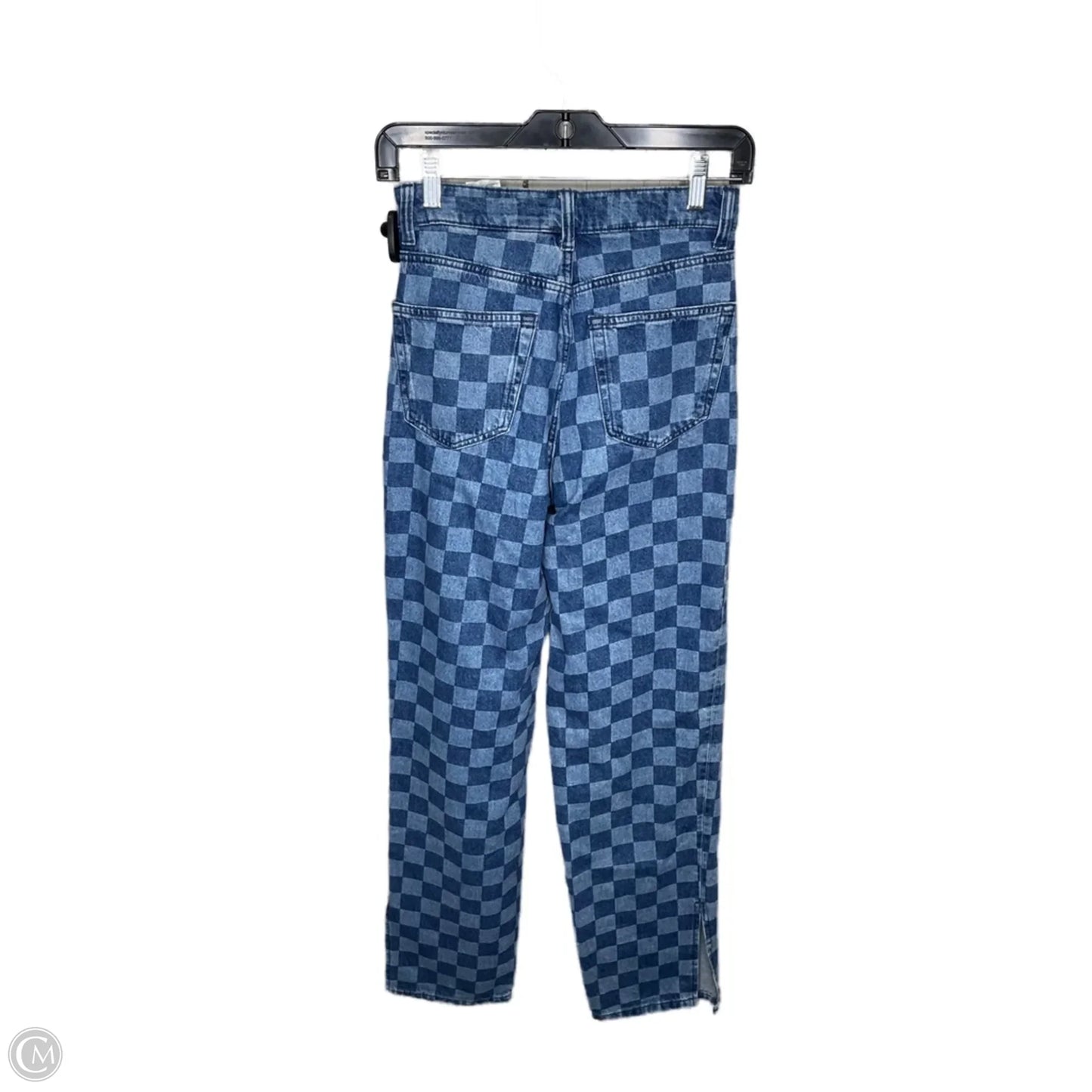 Jeans Straight By Divided In Blue Denim, Size: 0