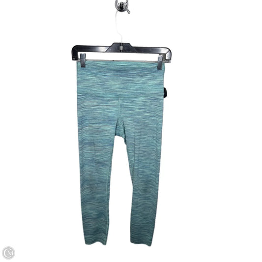 Athletic Capris By Lululemon In Green, Size: 6