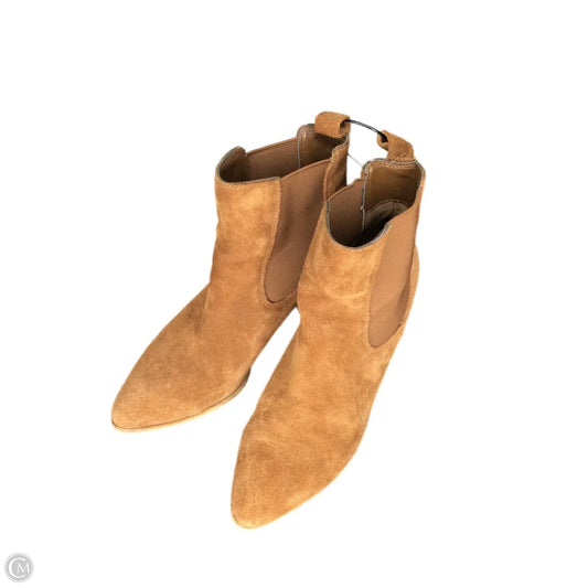 Boots Ankle Heels By Steve Madden In Brown, Size: 8.5