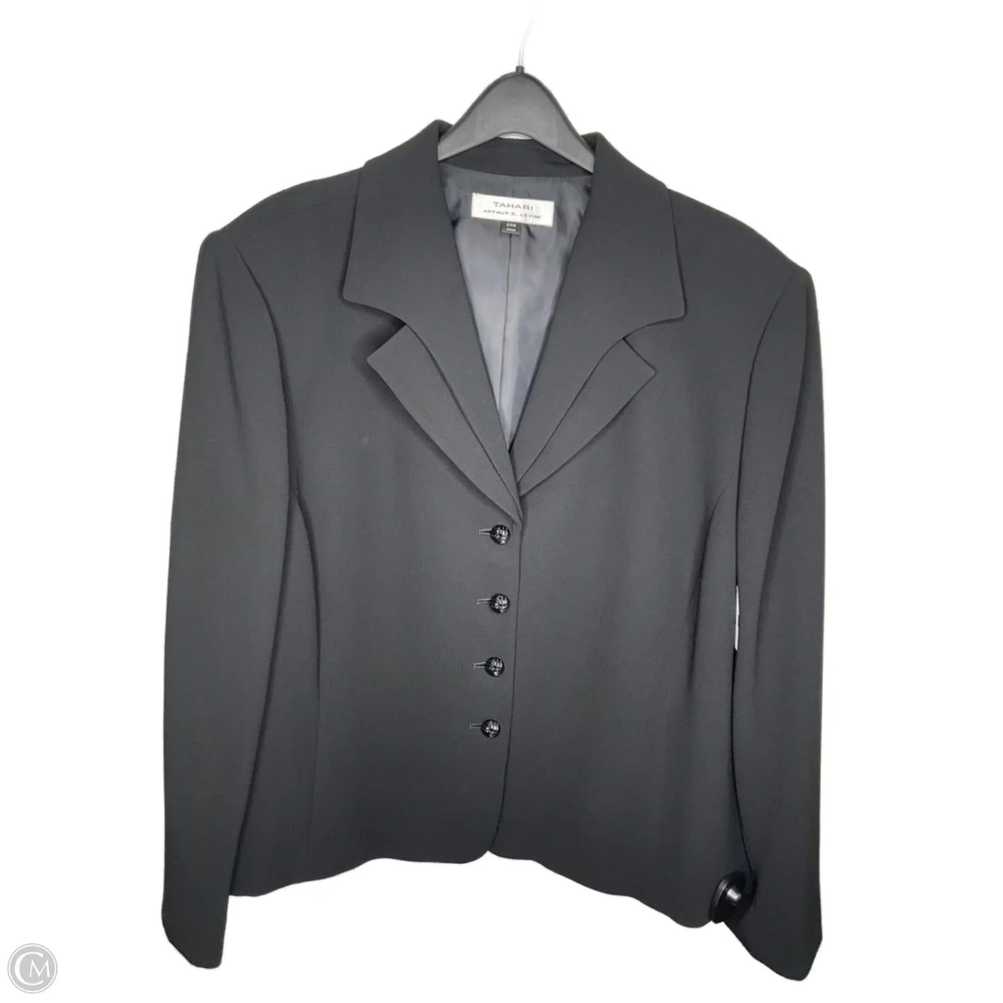 Blazer By Tahari In Black, Size: 24