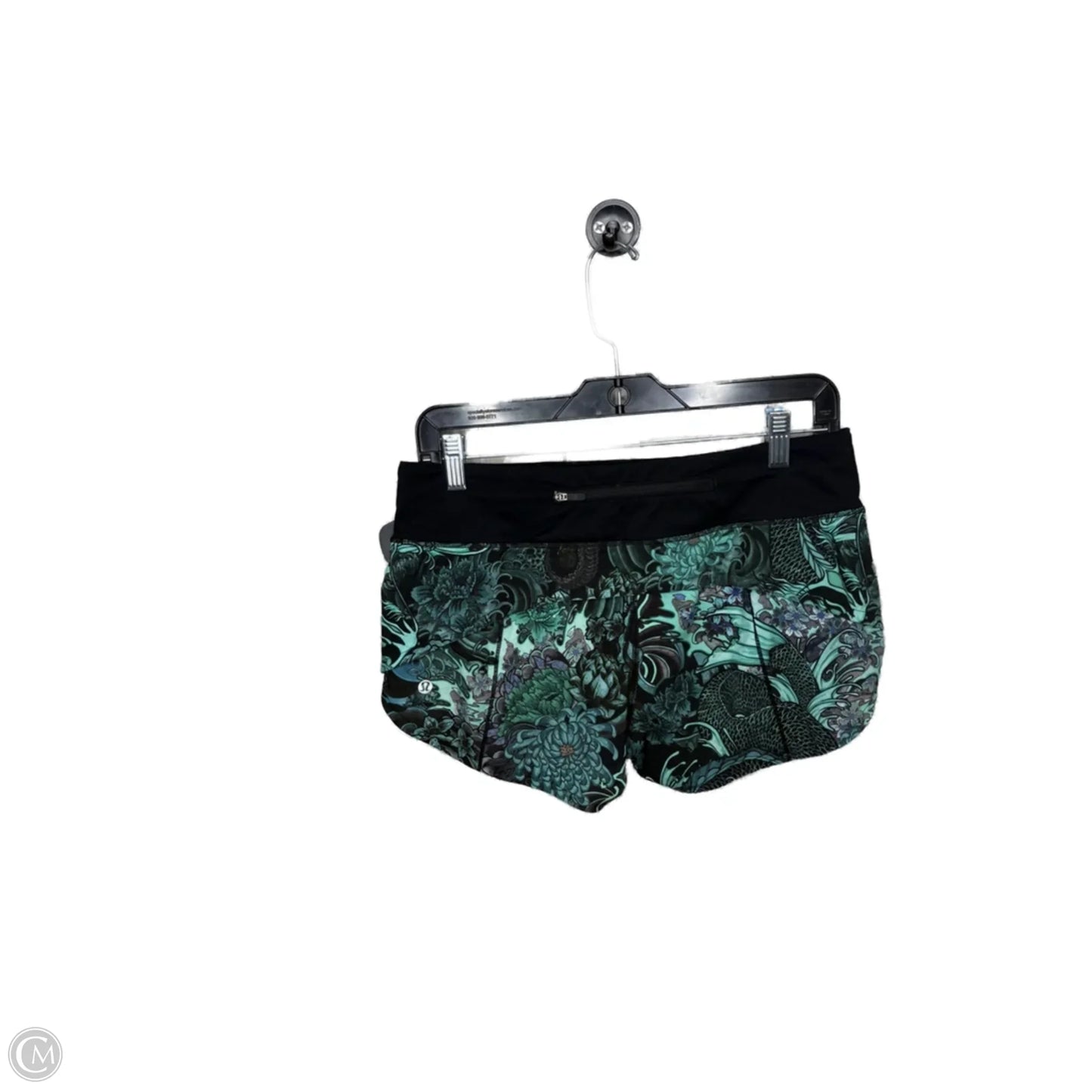 Athletic Shorts By Lululemon In Green, Size: 6