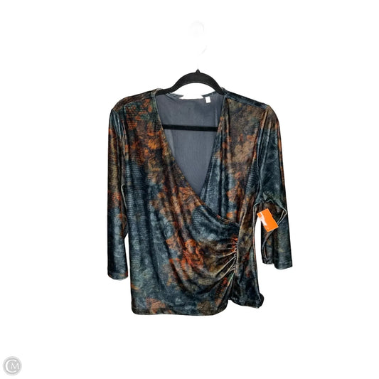 Top Long Sleeve By Soft Surroundings In Multi-colored, Size: L