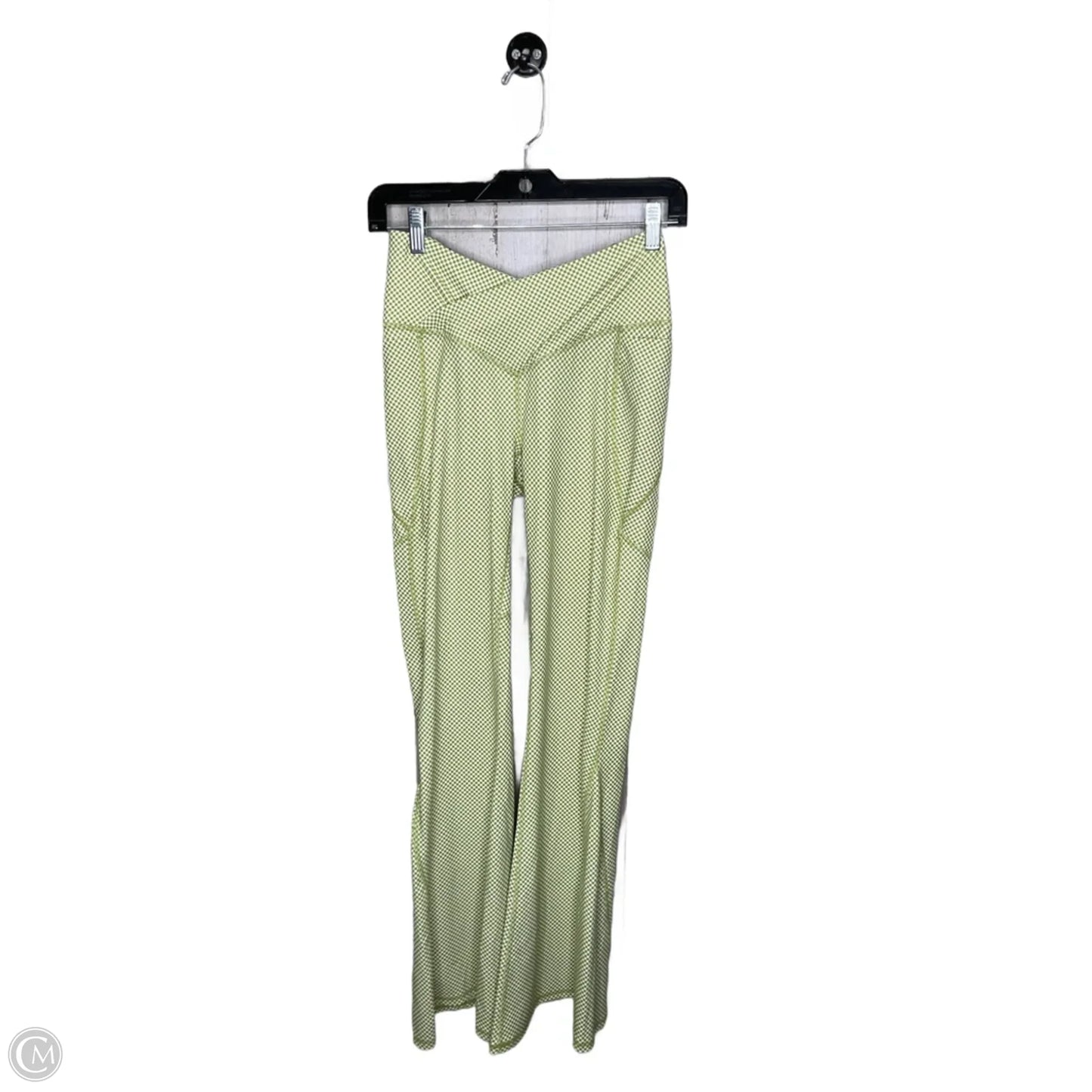 Athletic Leggings By Fabletics In Green, Size: S