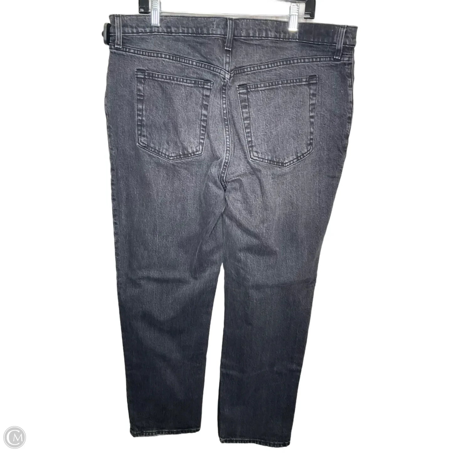 Jeans Straight By Abercrombie And Fitch In Black, Size: 18