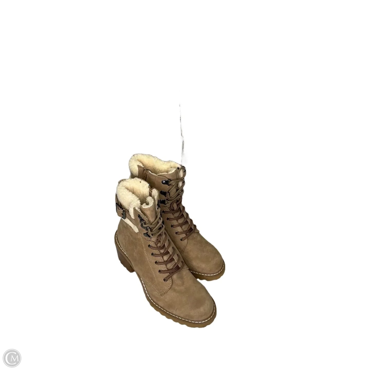 Boots Ankle Heels By Madden Girl In Brown, Size: 9