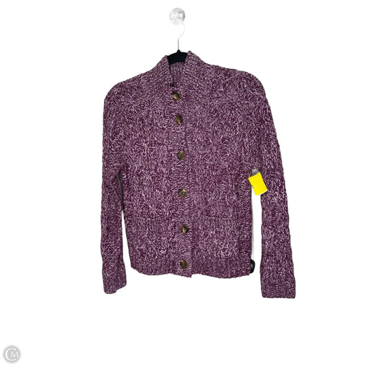 Cardigan By Talbots In Purple, Size: S
