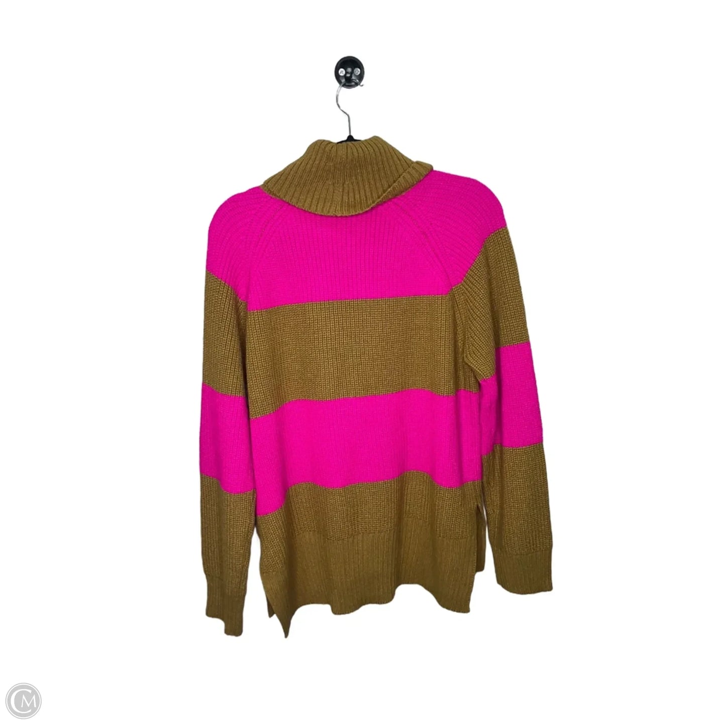 Sweater By Who What Wear In Pink & Tan, Size: L