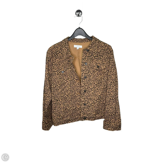 Jacket Denim By New Directions In Animal Print, Size: L