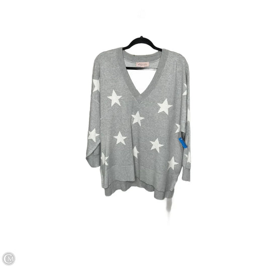 Sweater By Philosophy In Grey, Size: 2x