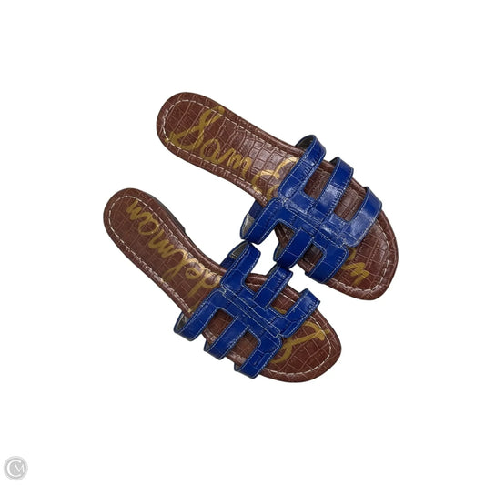 Sandals Flats By Sam Edelman In Blue, Size: 8.5