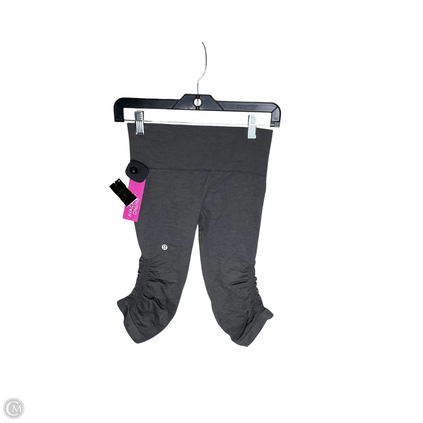 Athletic Leggings Capris By Lululemon In Grey, Size: 4