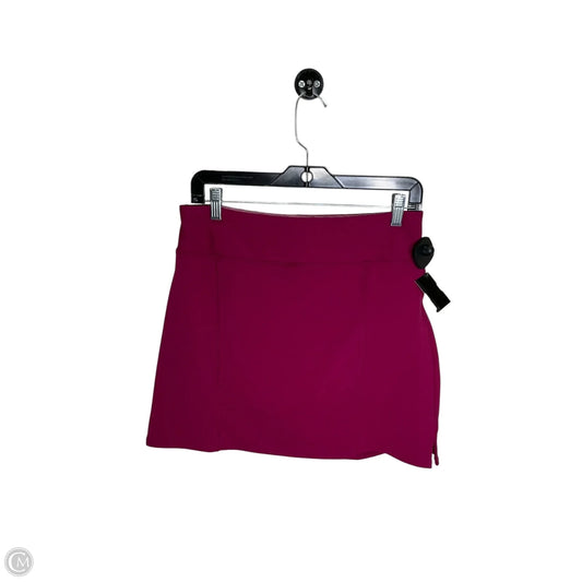 Athletic Skort By Adidas In Pink, Size: S