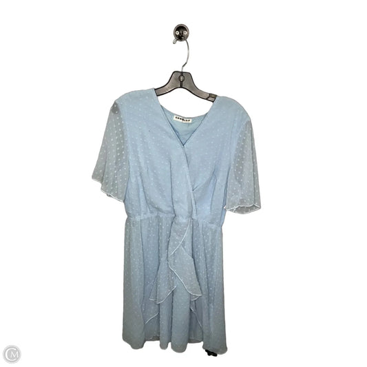 Dress Casual Midi By Clothes Mentor In Blue, Size: L