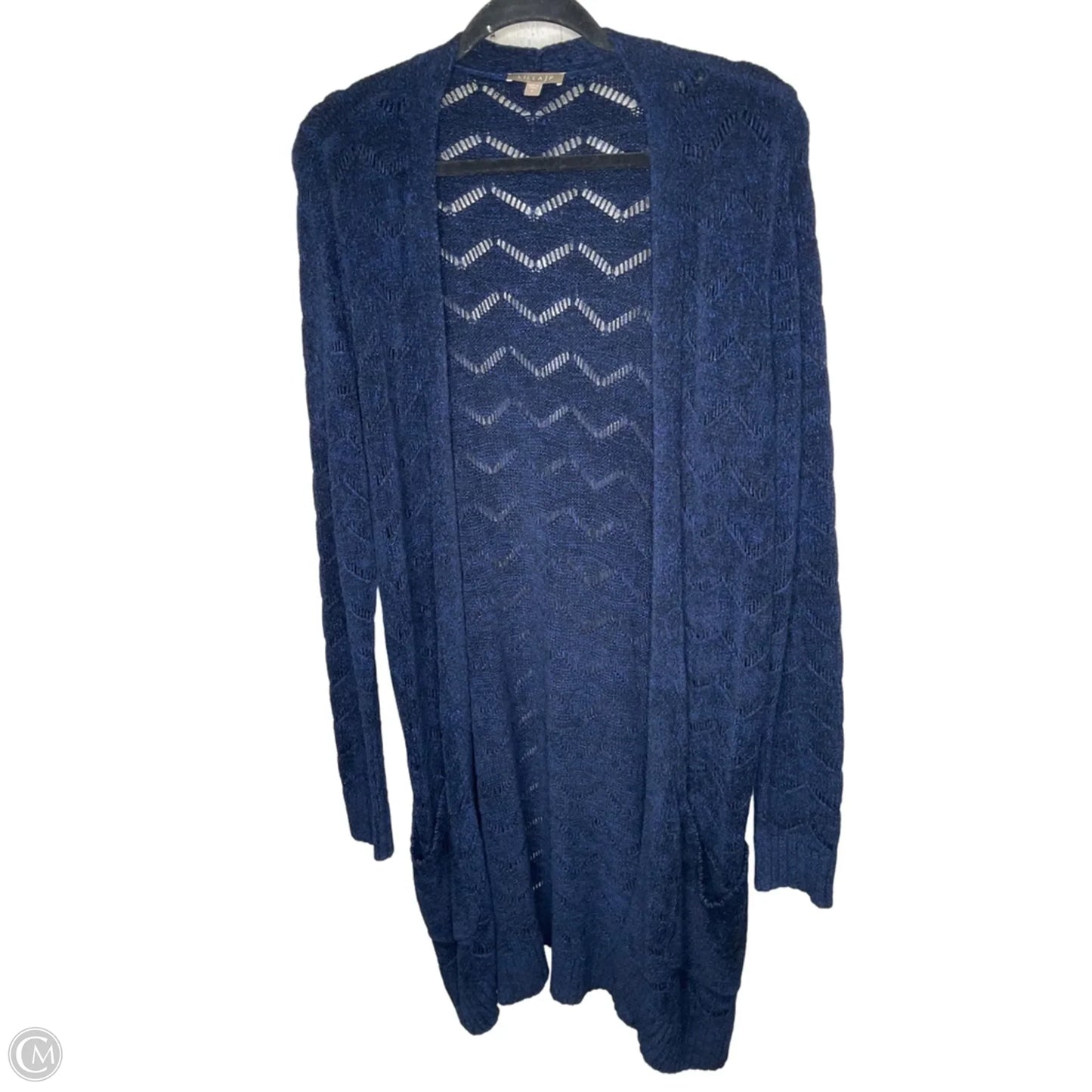 Cardigan By Lilla P In Blue, Size: S