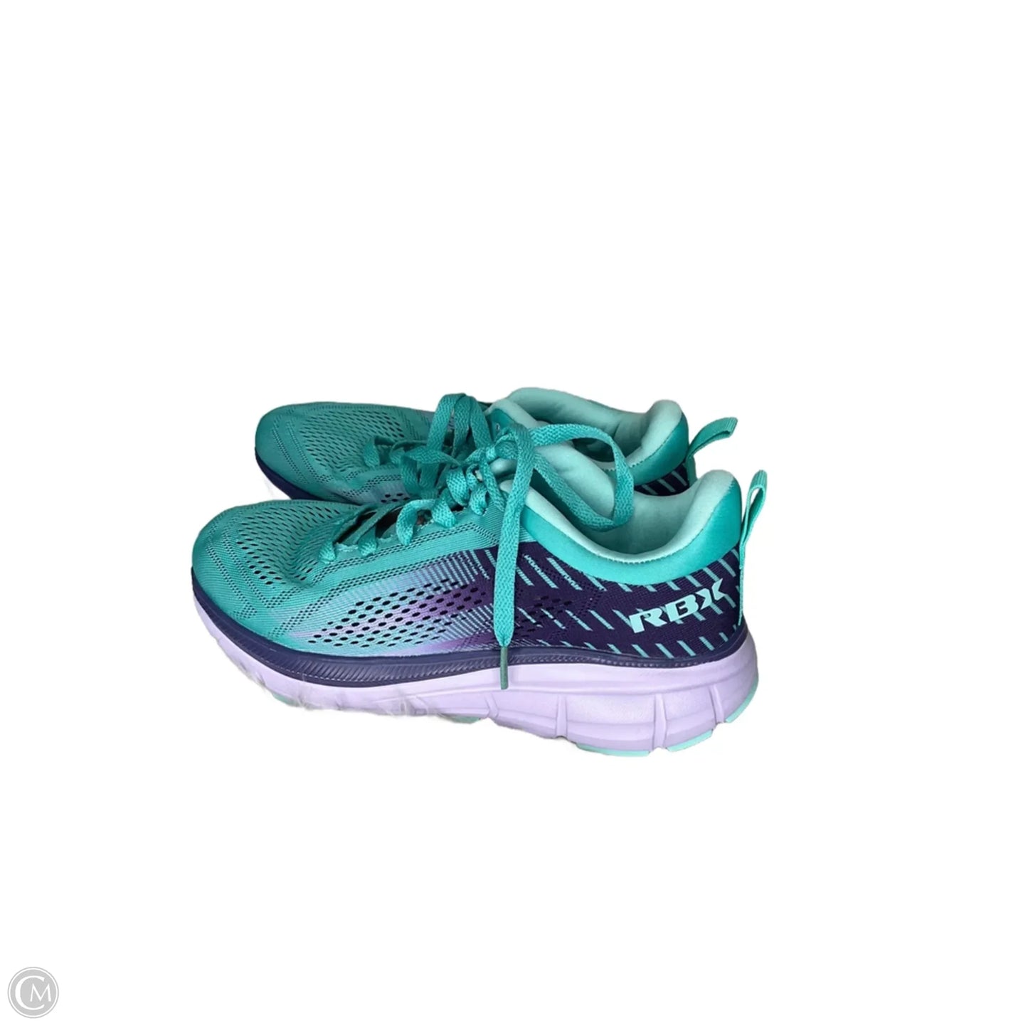 Shoes Athletic By Rbx In Green & Purple, Size: 6.5