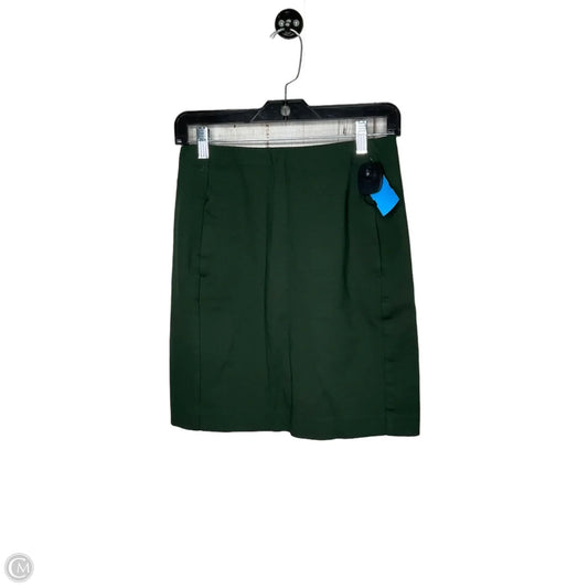 Skirt Midi By J. Jill In Green, Size: Xs