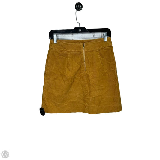 Skirt Midi By J. Crew In Yellow, Size: 0