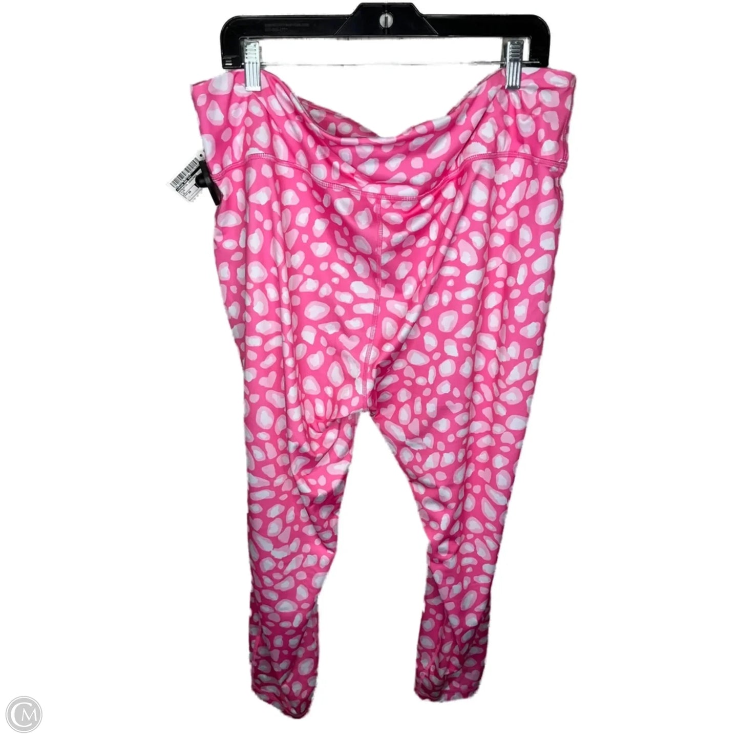 Athletic Leggings By Crown And Ivy In Pink, Size: 3x