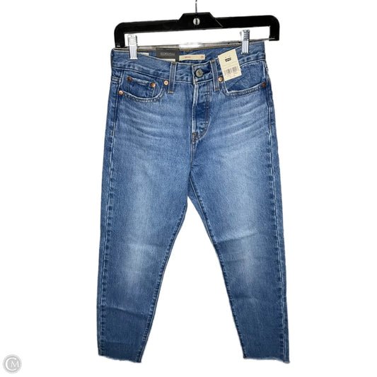Jeans Straight By Levis In Blue, Size: 0