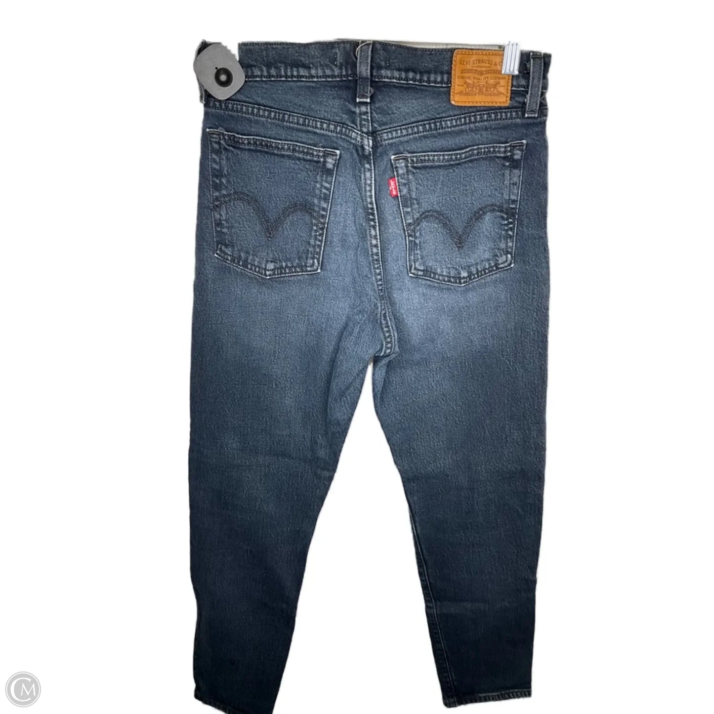 Jeans Straight By Levis In Black, Size: 4