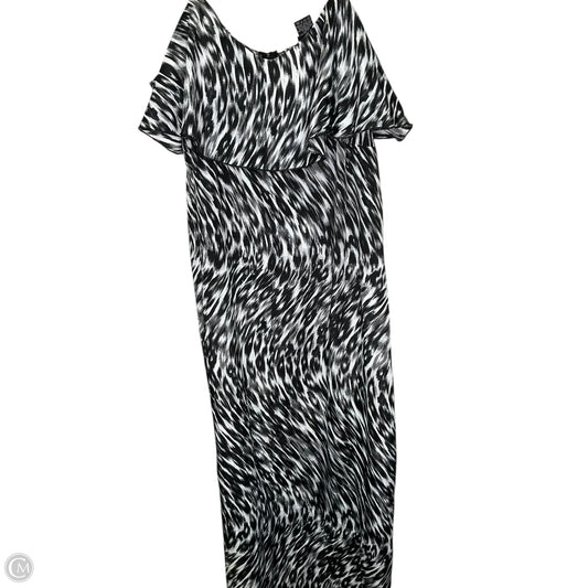 Dress Casual Maxi By Torrid In Black & White, Size: 3x