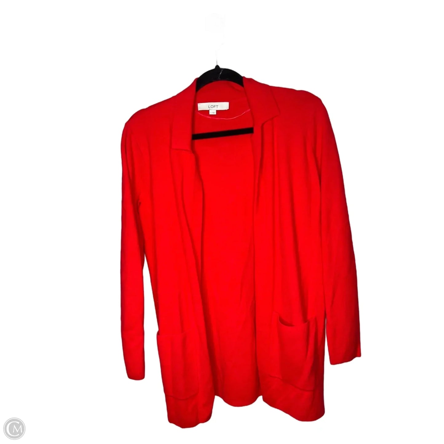 Cardigan By Loft In Red, Size: S