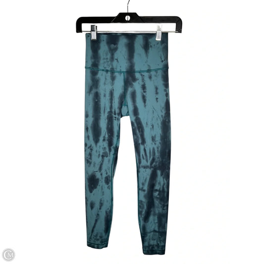 Athletic Leggings By Lululemon In Blue, Size: 4