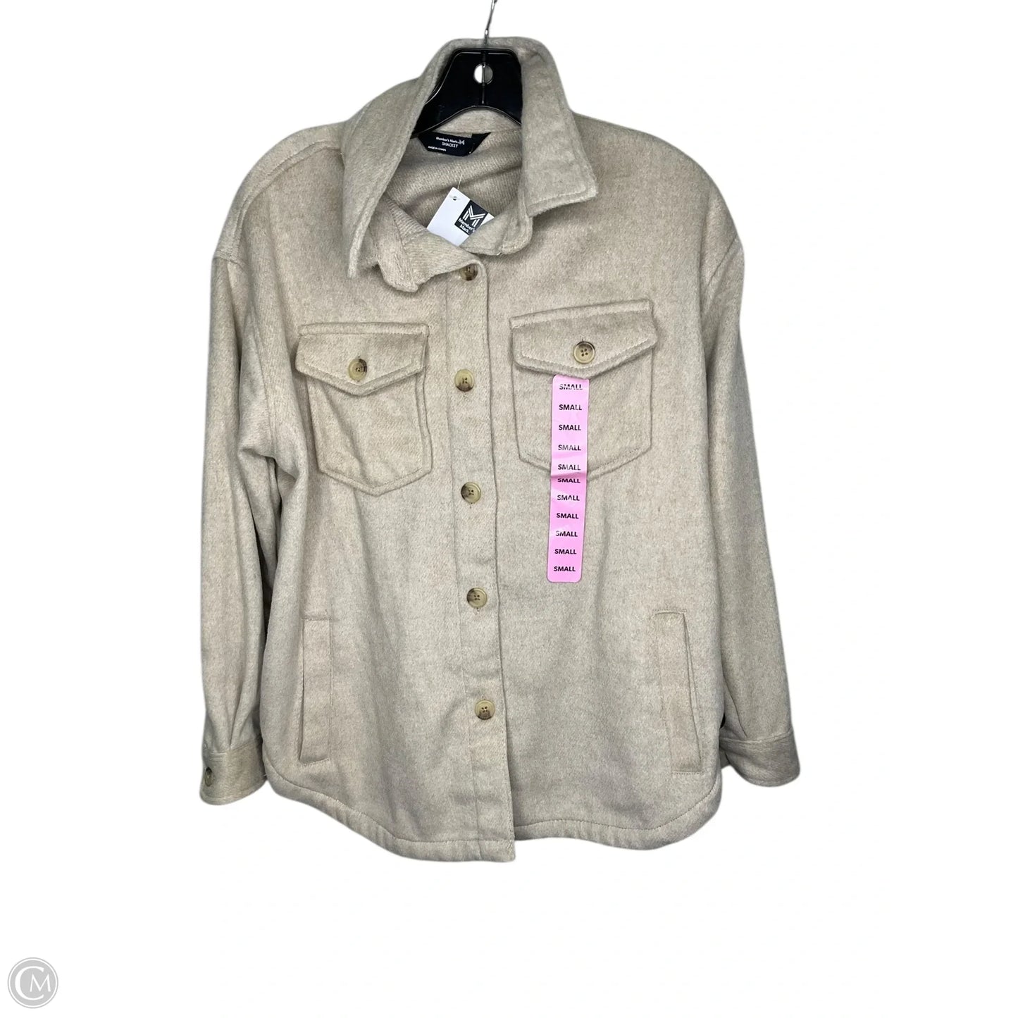 Jacket Other By Members Mark In Tan, Size: S