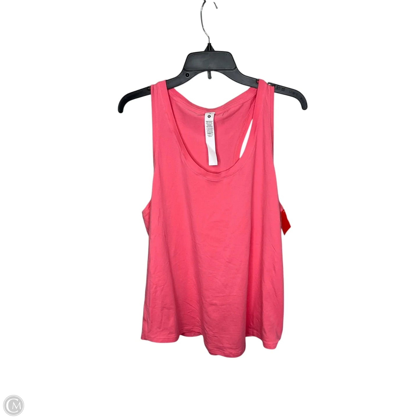 Athletic Tank Top By Lululemon In Pink, Size: 14