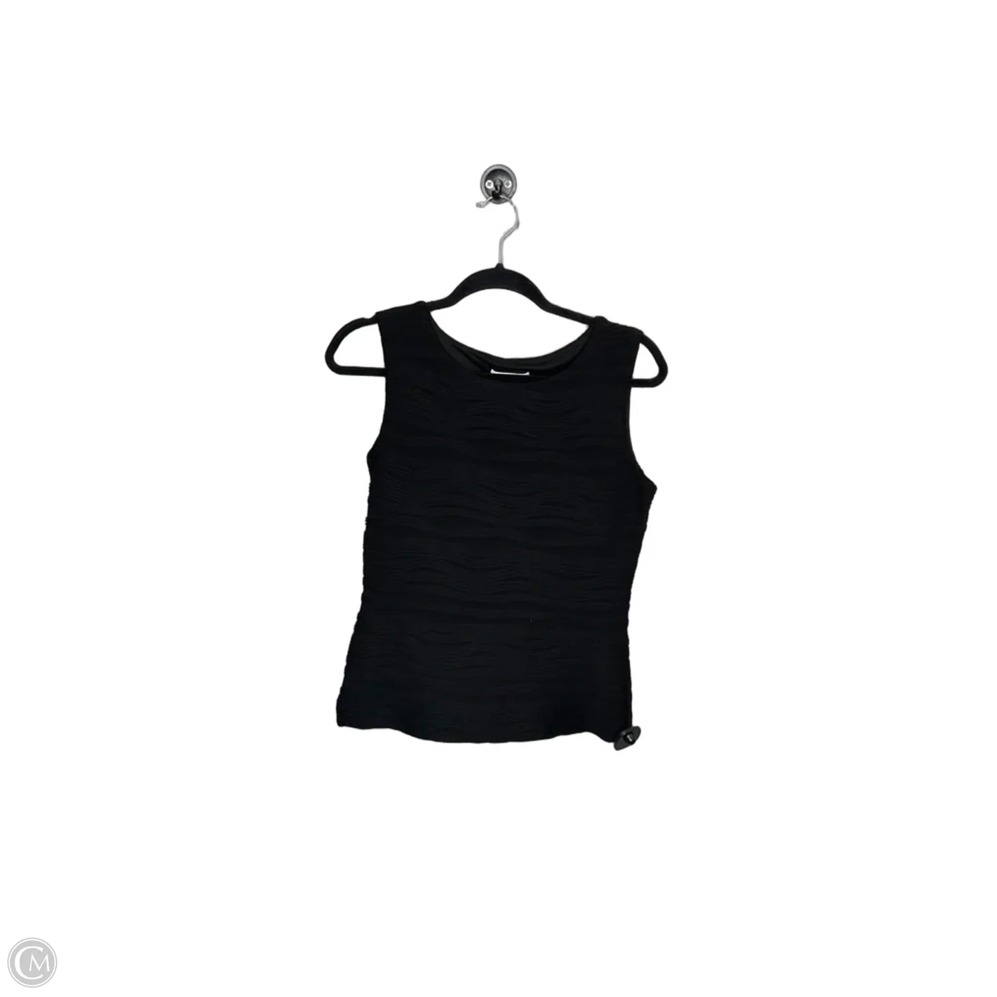 Top Sleeveless By Calvin Klein In Black, Size: S