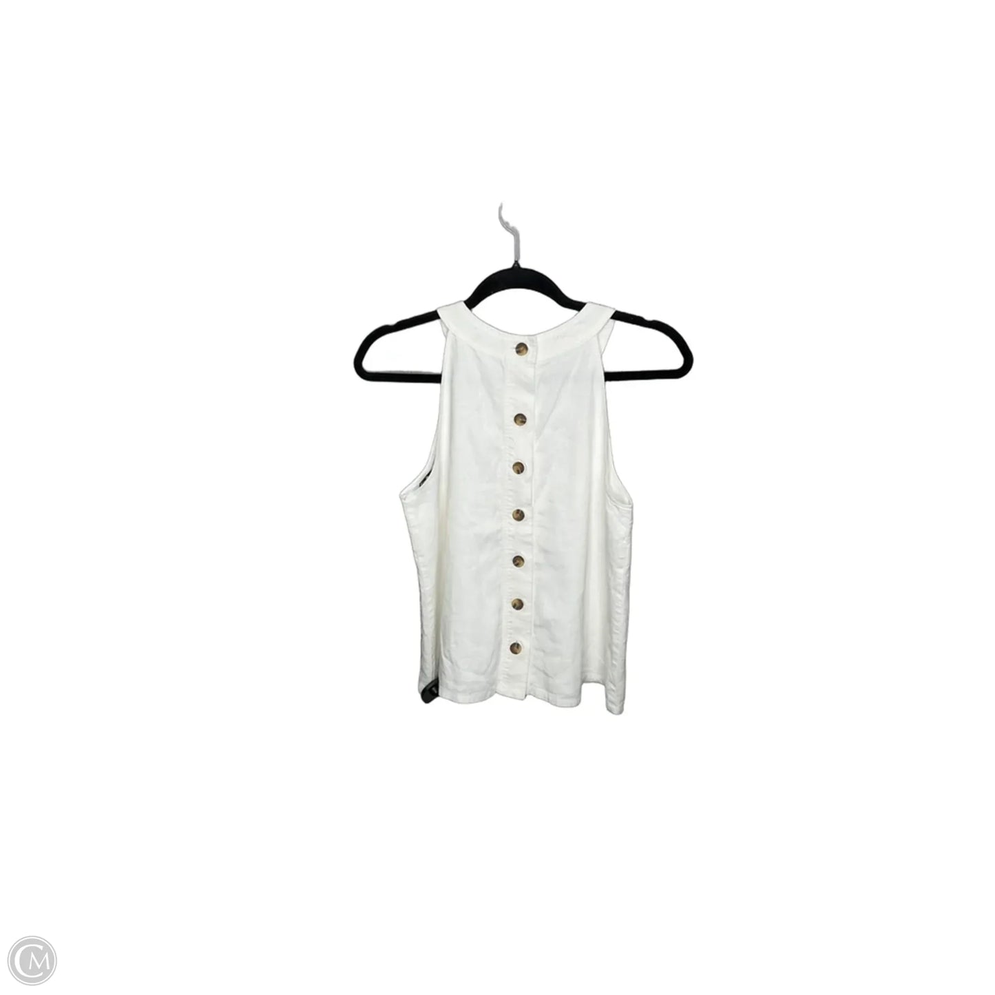 Top Sleeveless By Ann Taylor In White, Size: Xs