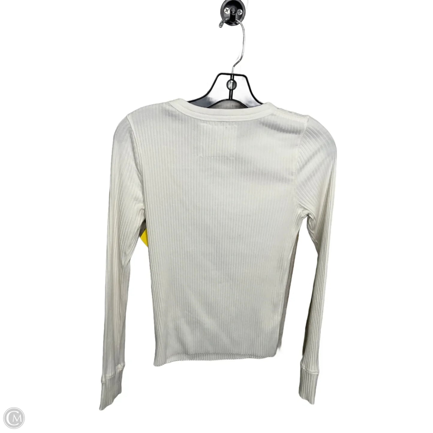 Top Long Sleeve By Aerie In White, Size: S